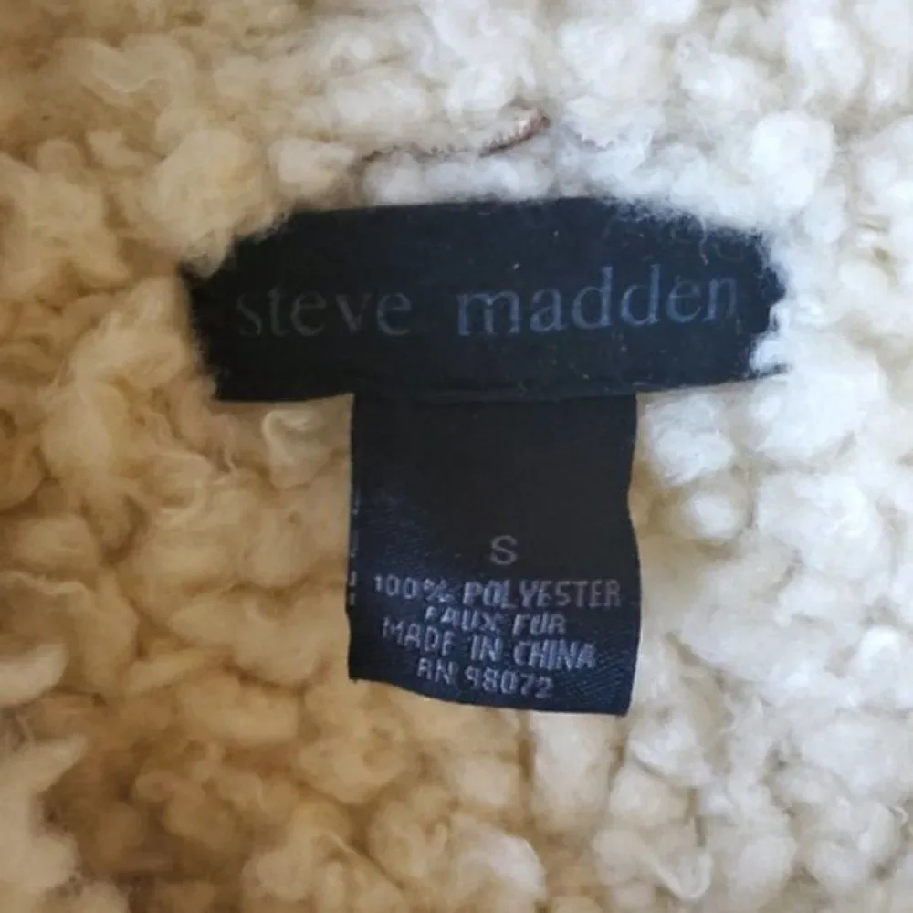 ⚘Steve Madden Faux Leather Vest